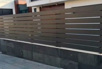 Vallas de hierro en Móstoles